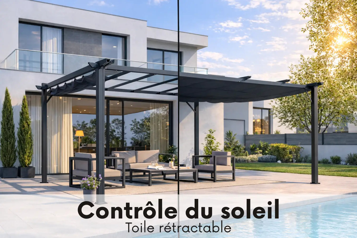 Pergola aluminium 4x3