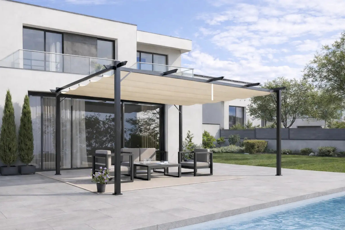 Zoé. Pergola aluminium 4x3