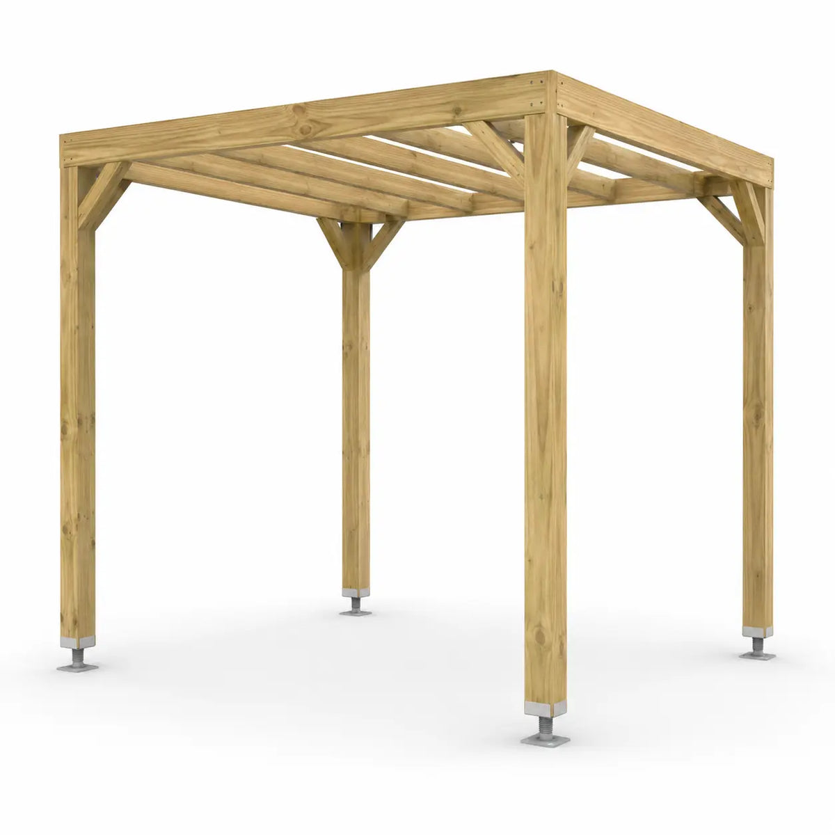 Valentine - Pergola en bois naturel 3x3