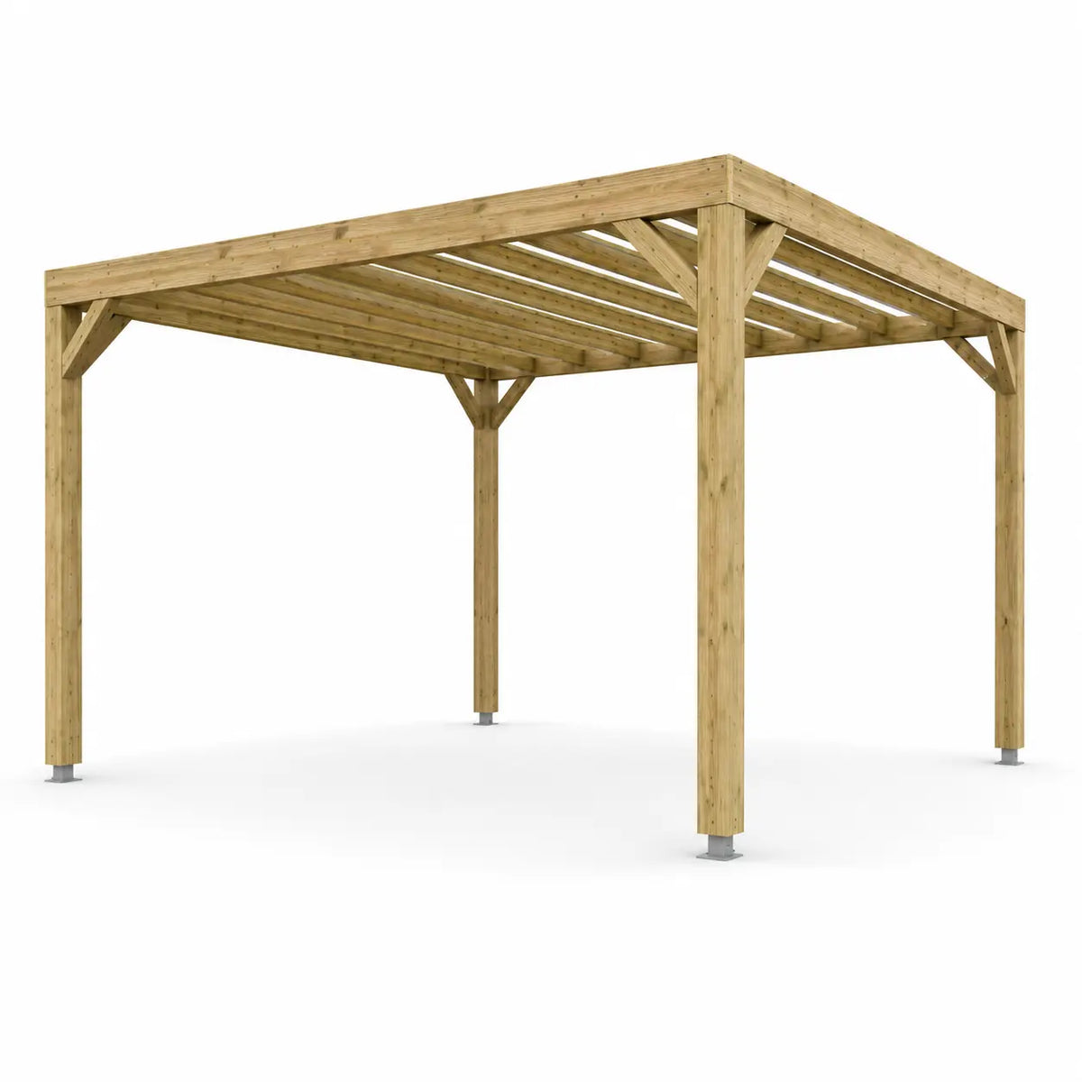 Valentine - Pergola bois naturel 3x4