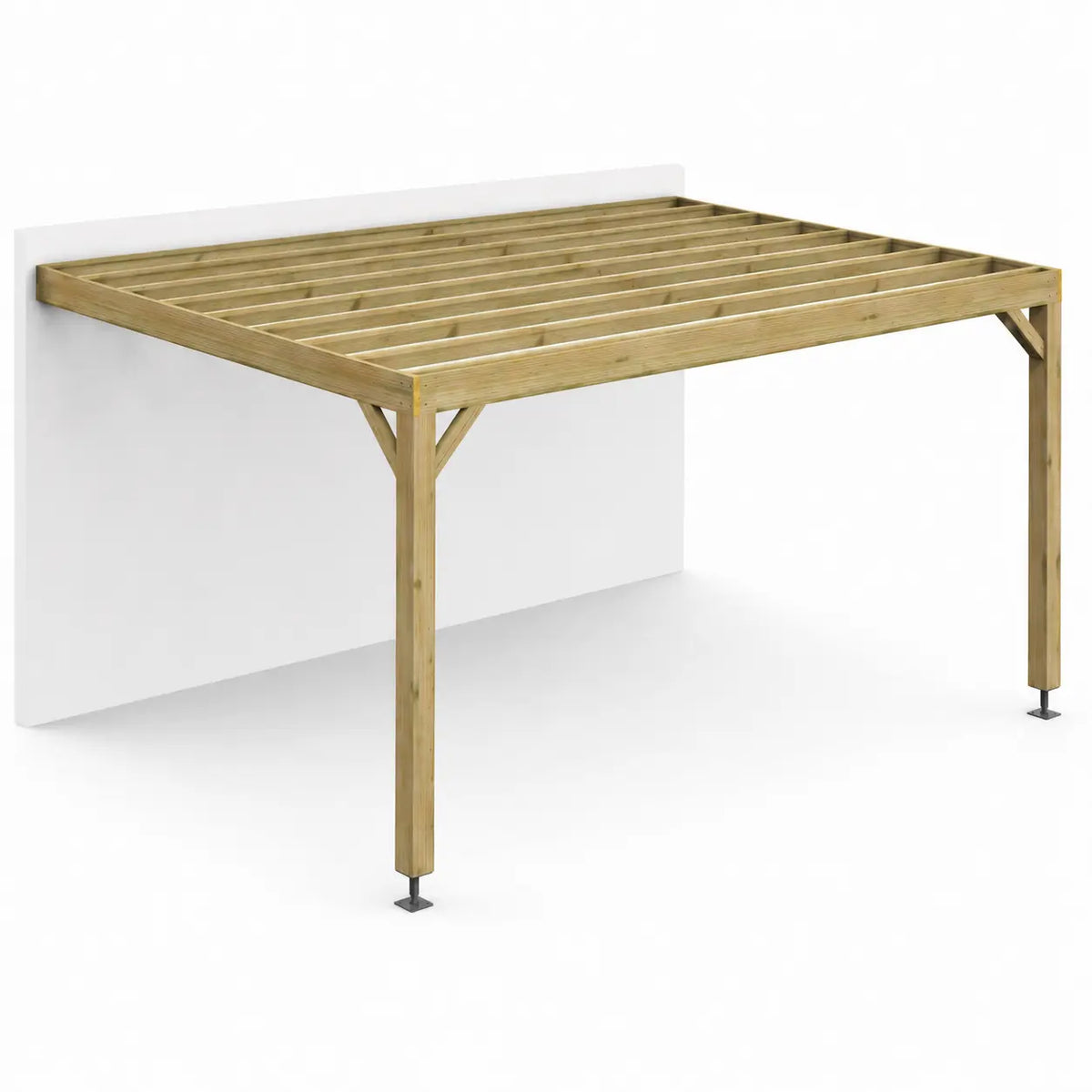 Valentine - Pergola adossée bois 3x4