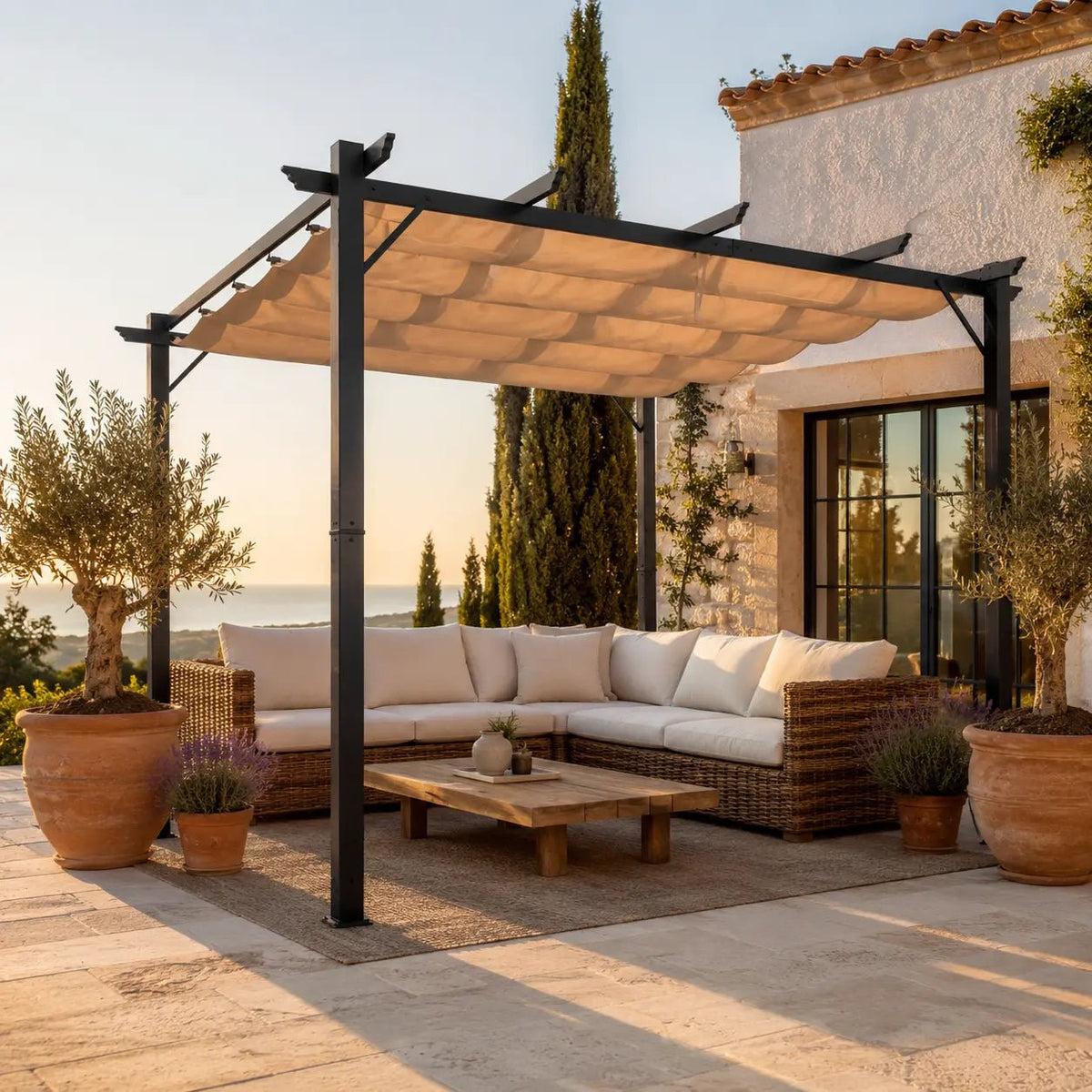 Zoé - Pergola en aluminium 4x3 - Pergola aluminium - Pergolys