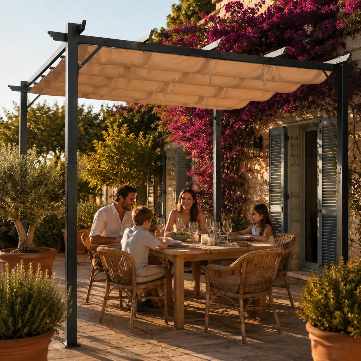 Zoé - Pergola en aluminium 4x3 - Pergola aluminium - Pergolys
