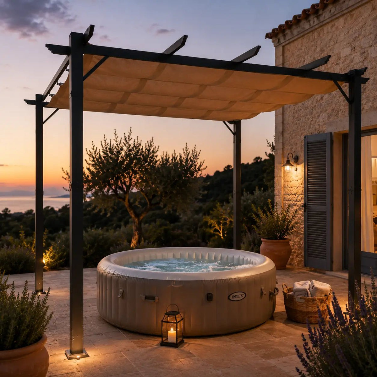 Zoé - Pergola en aluminium 4x3 - Pergola aluminium - Pergolys