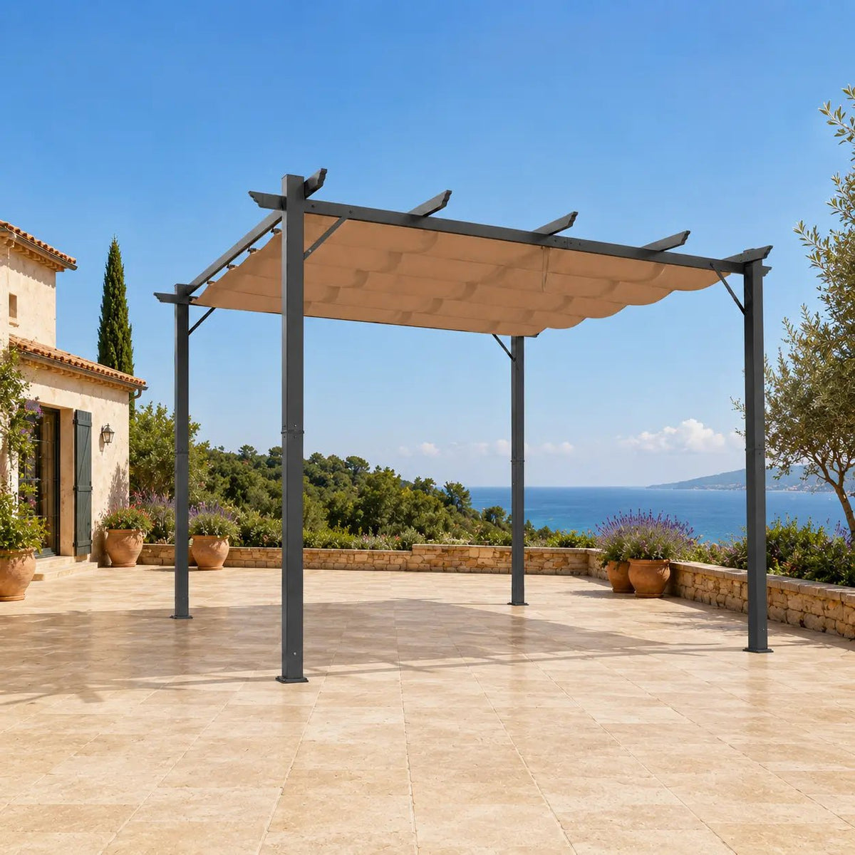Zoé - Pergola en aluminium 4x3 - Pergola aluminium - Pergolys