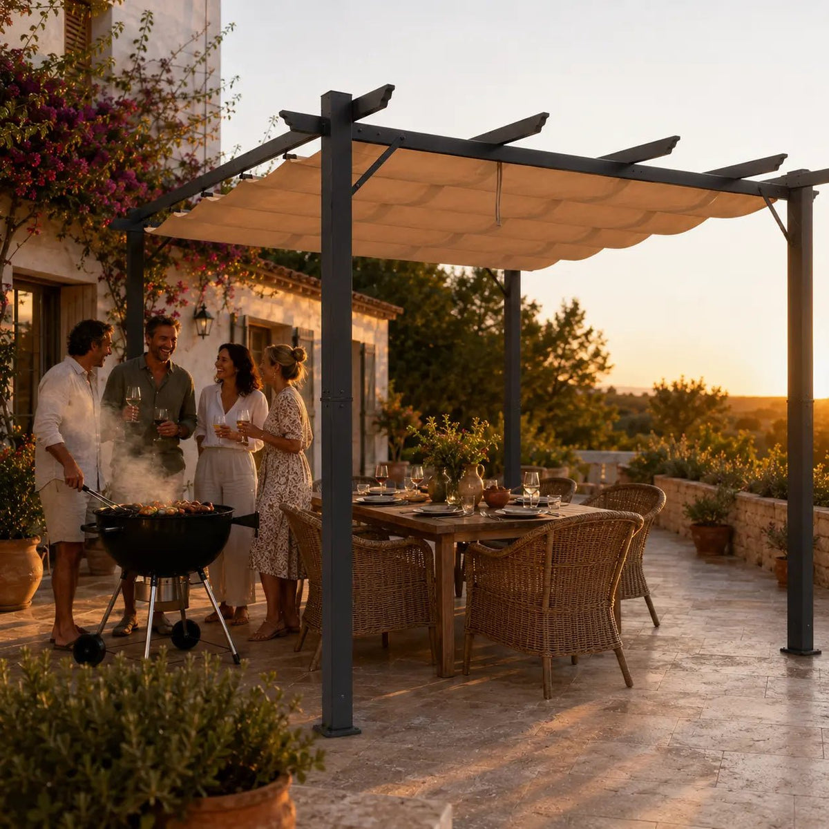 Zoé - Pergola en aluminium 4x3 - Pergola aluminium - Pergolys