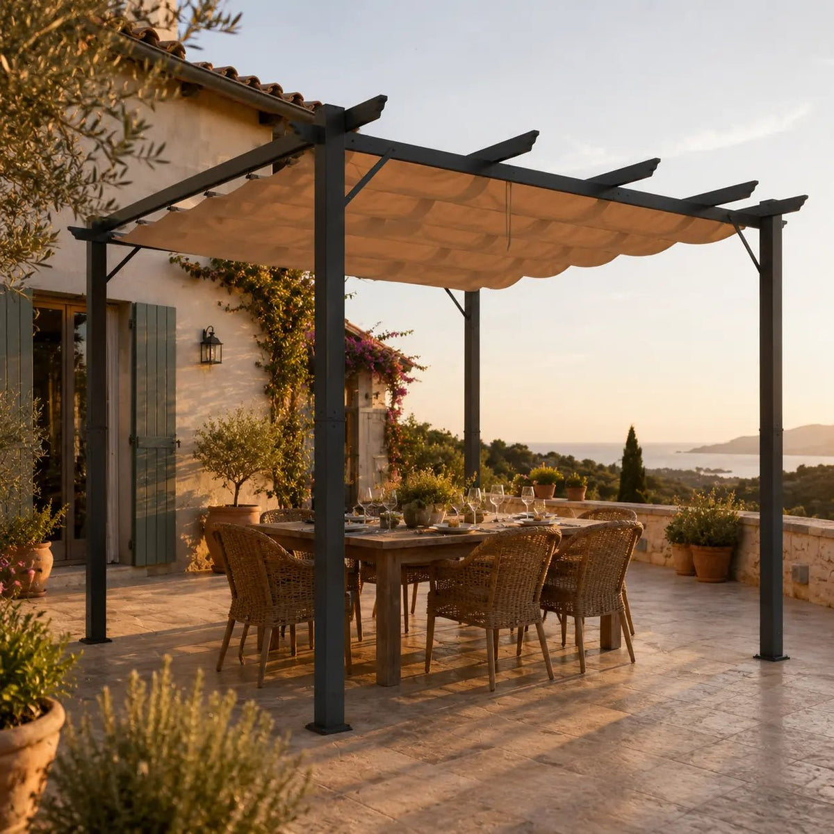 Zoé - Pergola en aluminium 4x3 - Pergola aluminium - Pergolys