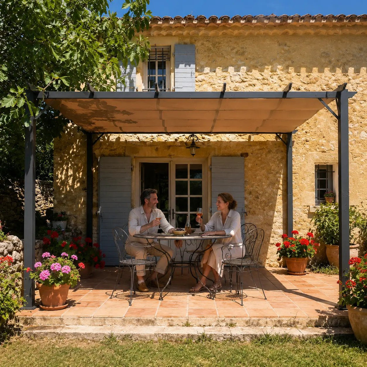 Zoé - Pergola en aluminium 4x3 - Pergola aluminium - Pergolys