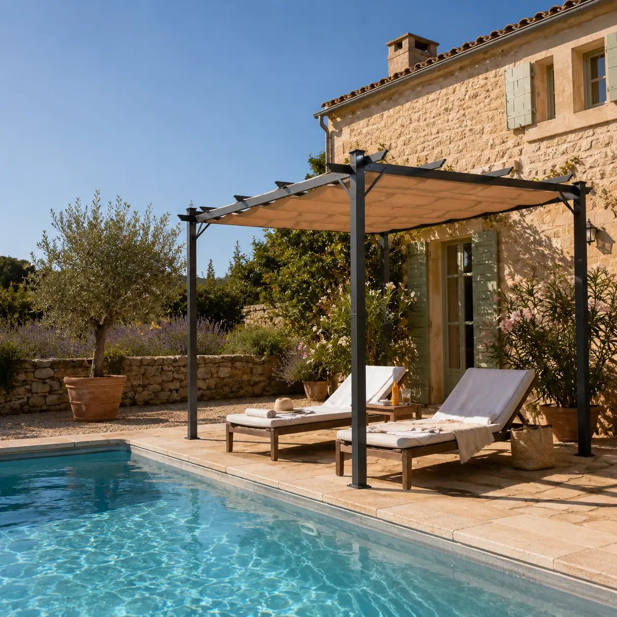 Zoé - Pergola en aluminium 4x3 - Pergola aluminium - Pergolys Image