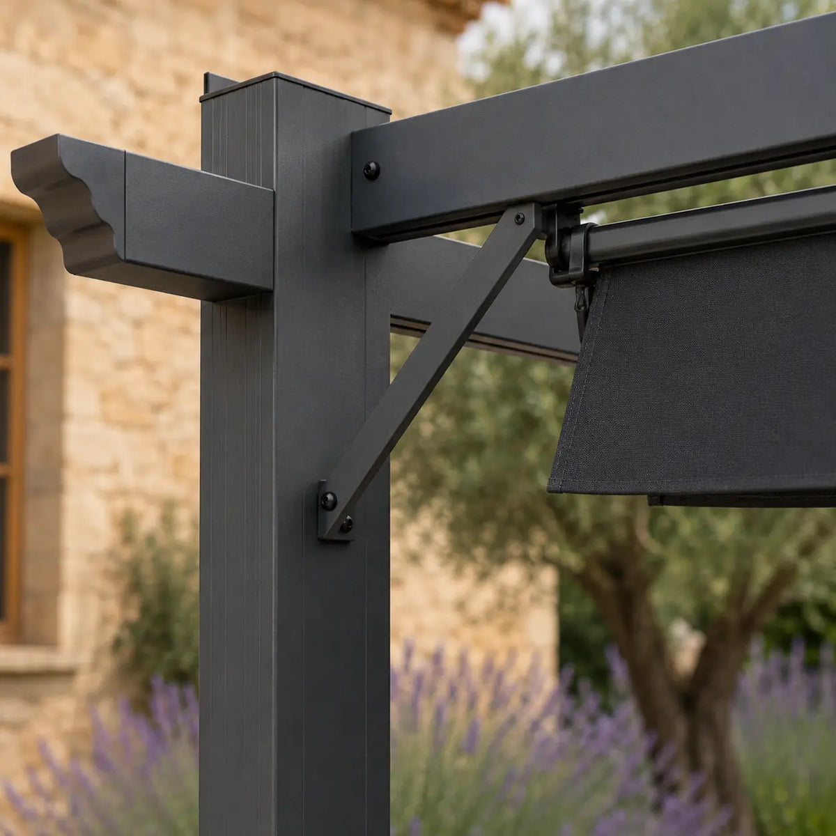 Zoé - Pergola en aluminium 3x3