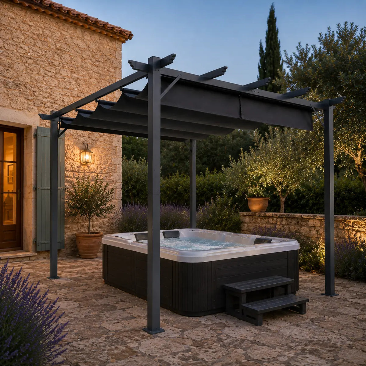Zoé - Pergola en aluminium 3x3