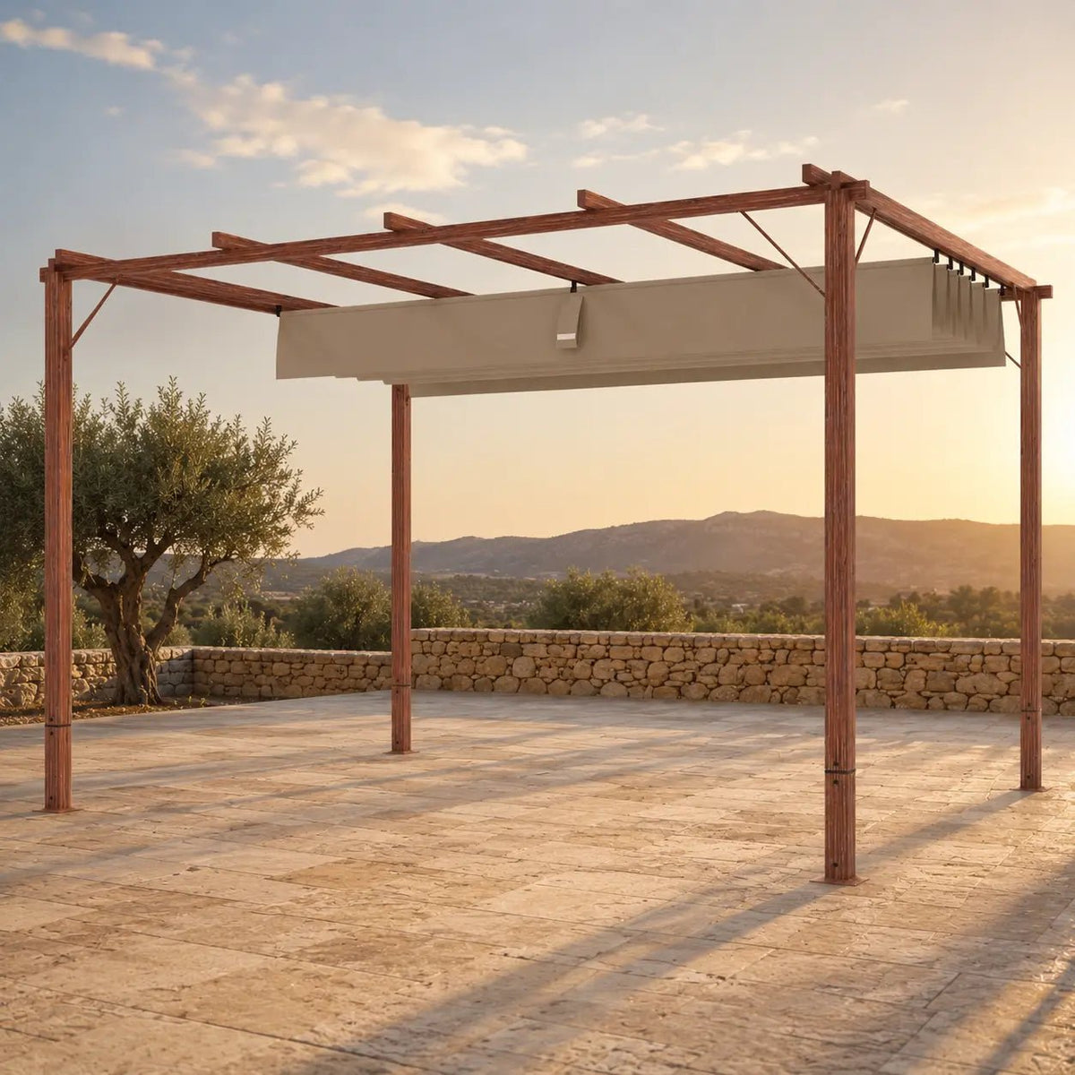Zoé - Pergola en aluminium 4x3 - Pergola aluminium - Pergolys