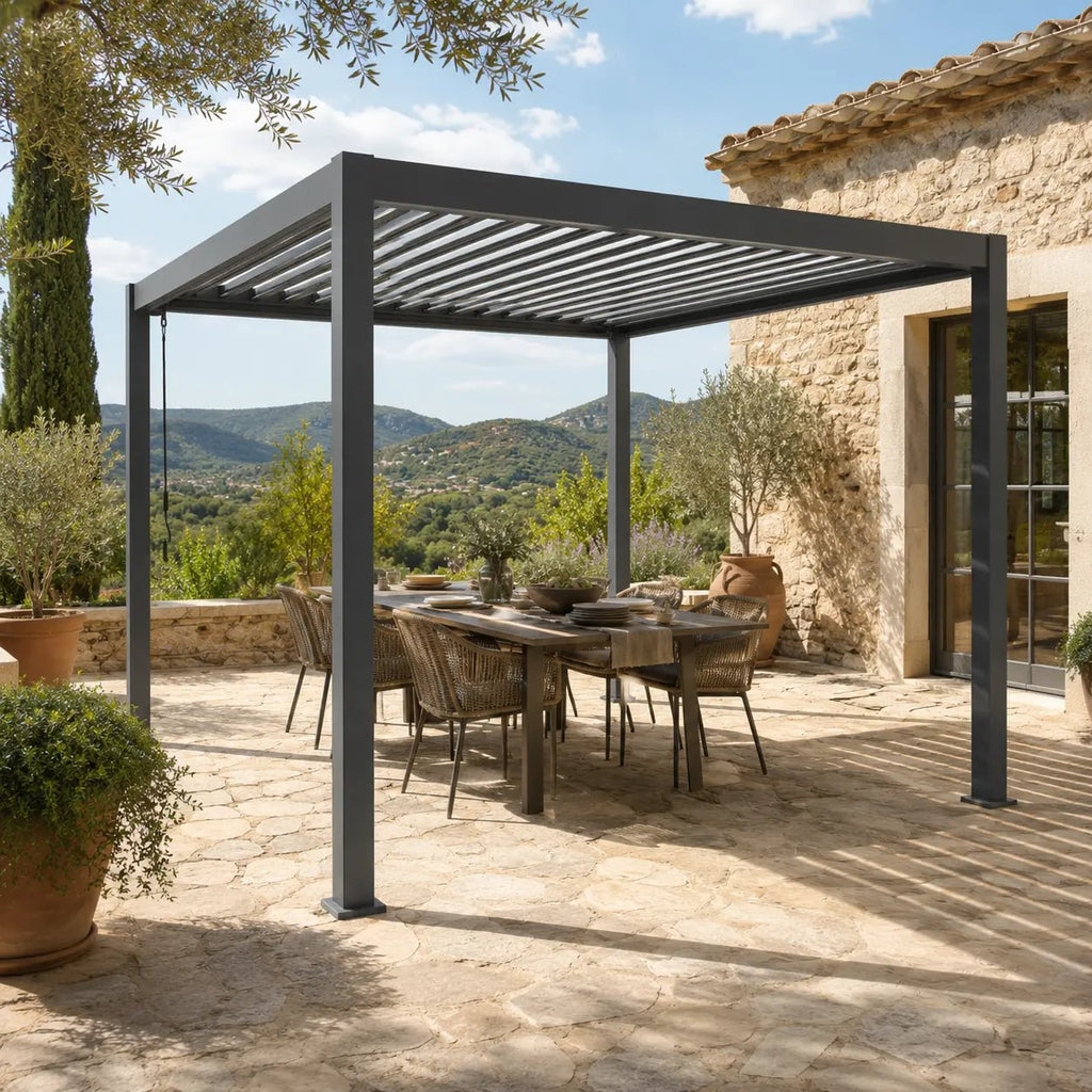 Céleste - Pergola bioclimatique 3x3 - Pergola bioclimatique - Pergolys