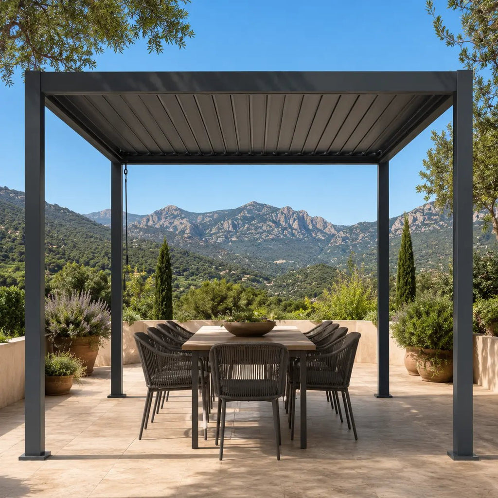 Céleste - Pergola bioclimatique 3x3 - Pergola bioclimatique - Pergolys