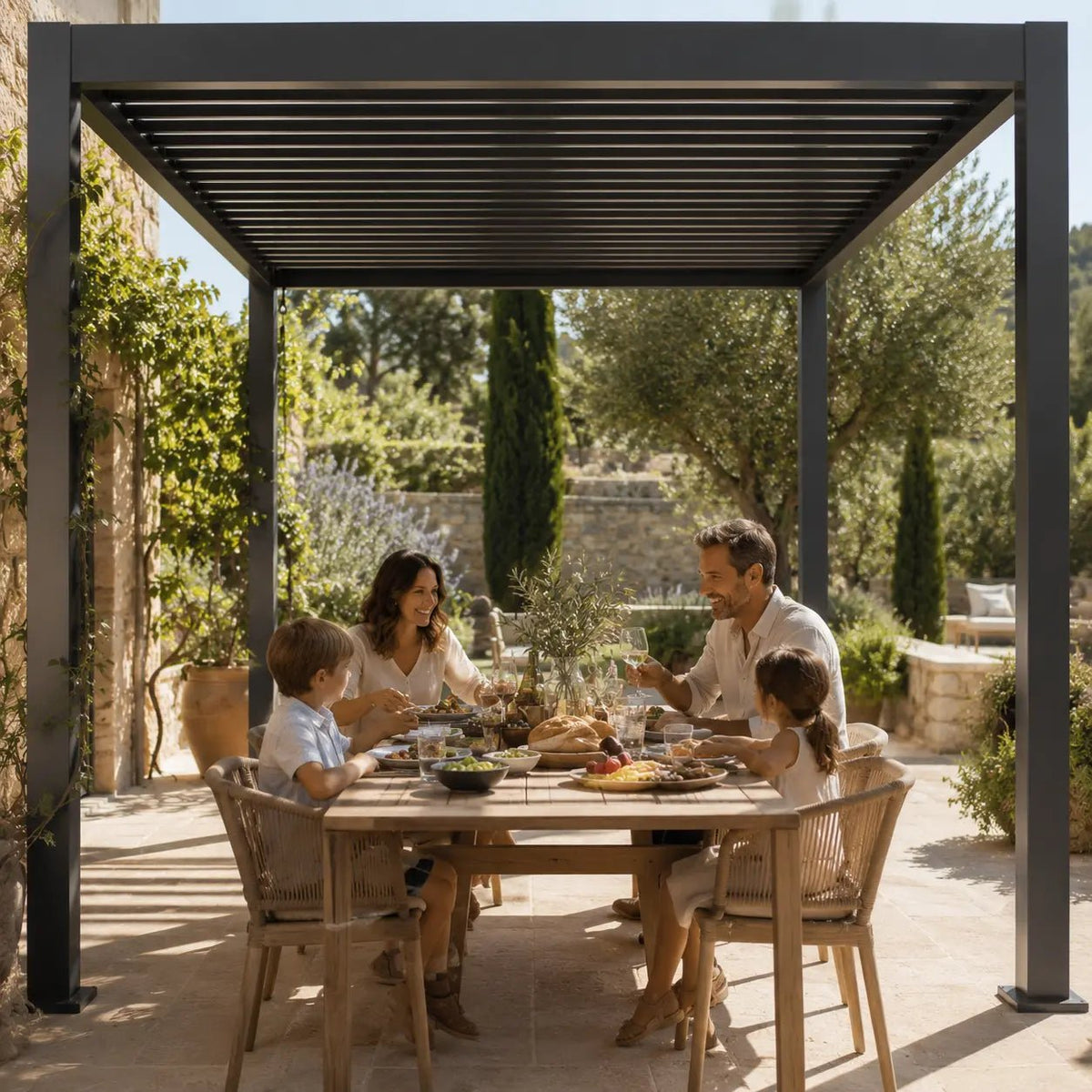 Céleste - Pergola bioclimatique 3x3 - Pergola bioclimatique - Pergolys
