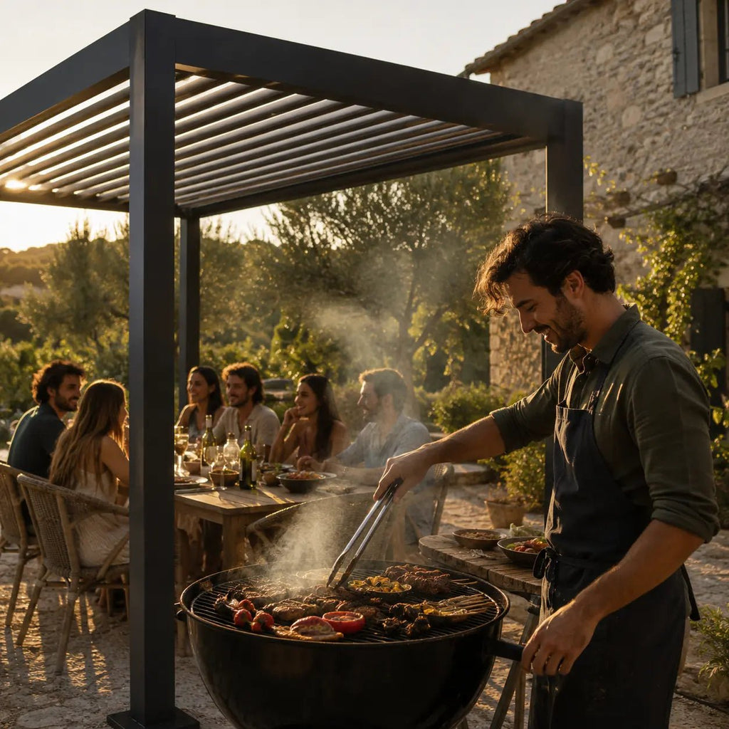 Céleste - Pergola bioclimatique 3x3 - Pergola bioclimatique - Pergolys