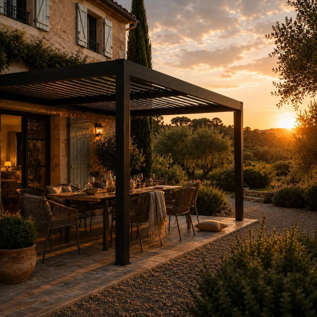 Céleste - Pergola bioclimatique 3x3 - Pergola bioclimatique - Pergolys