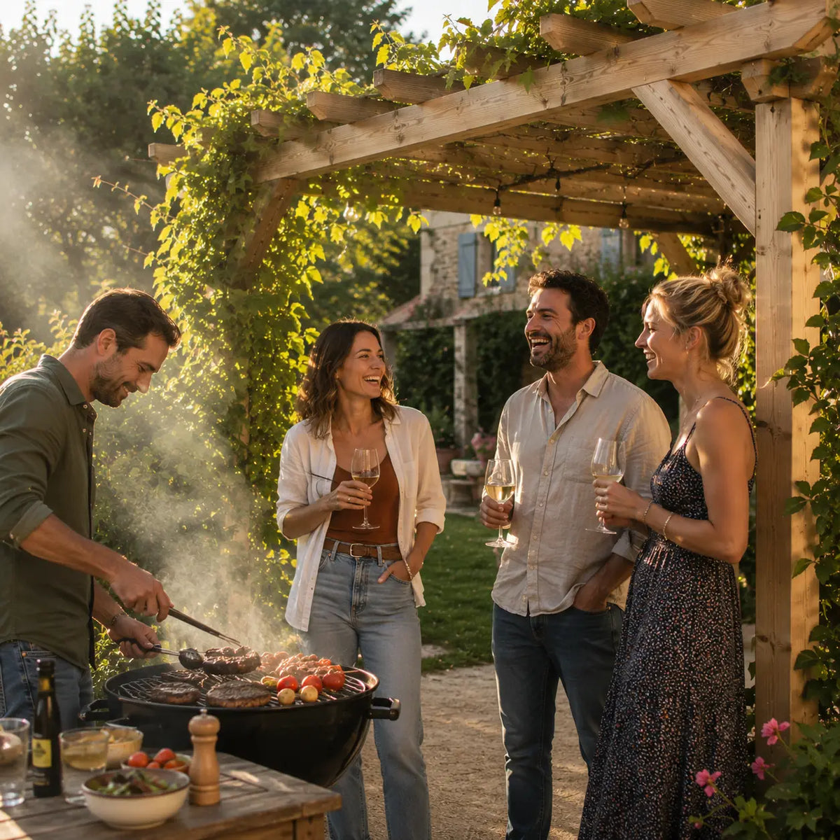 Lucie - Pergola bois naturel 3x4
