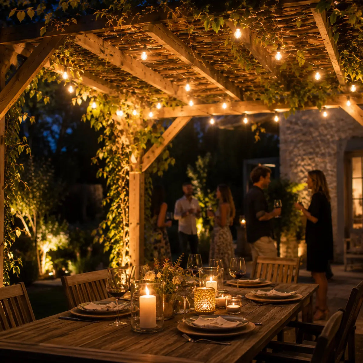 Lucie - Pergola bois naturel 3x4