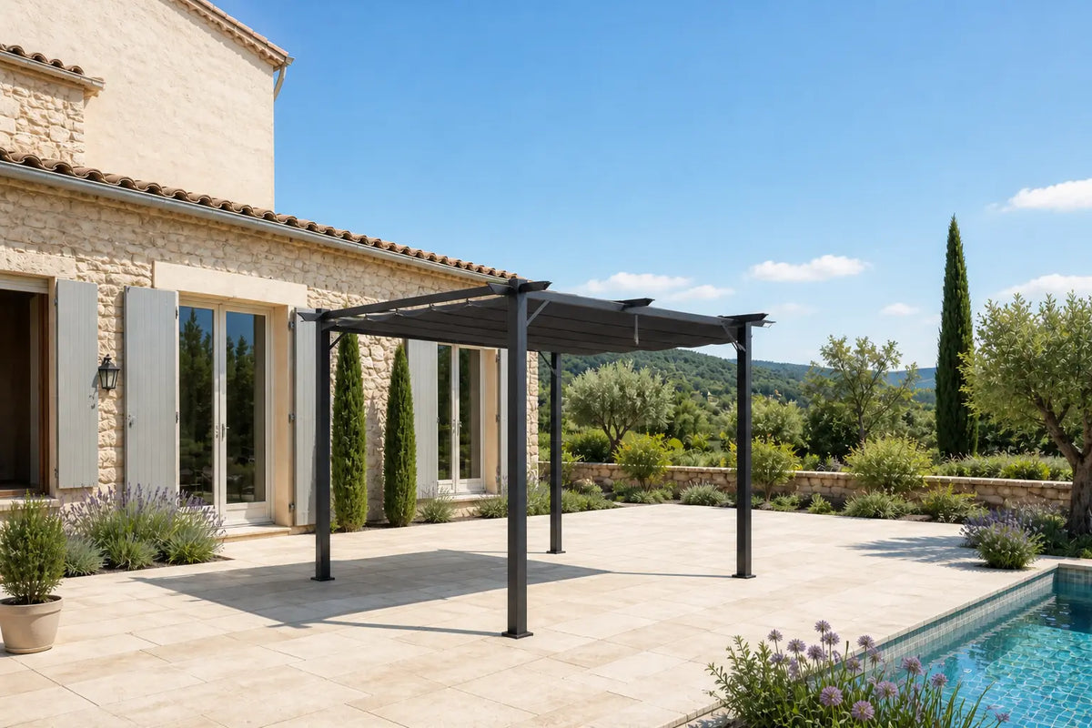 Zoé. Pergola aluminium 3x3