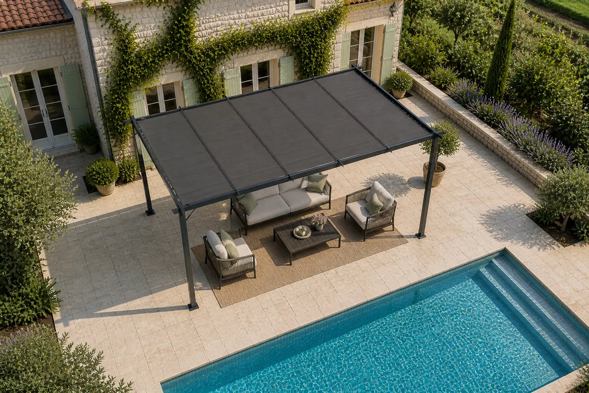 Zoé. Pergola aluminium 4x3