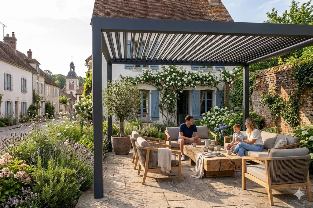 Clara. Pergola bioclimatique 3x3