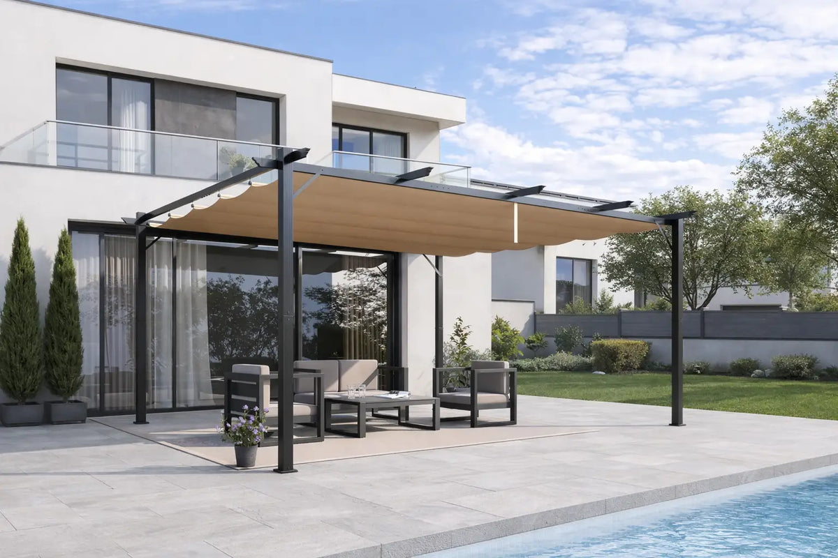 Zoé. Pergola aluminium 4x3