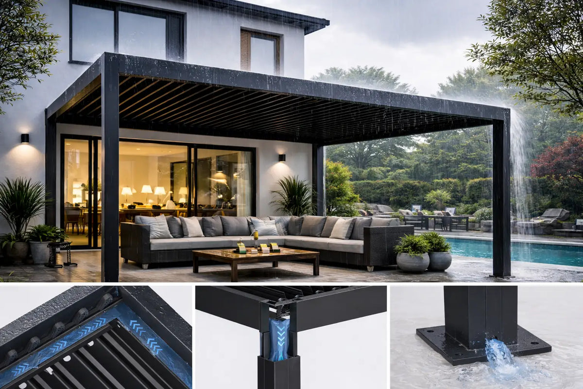 Clara. Pergola bioclimatique 3x3